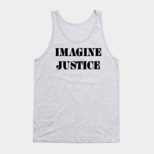 IMAGINE JUSTICE - Black - Back Tank Top